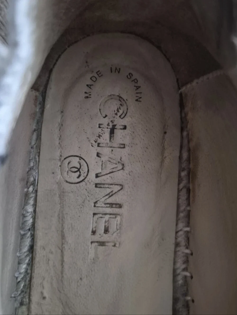 Chanel G29762 Flat Espadrille Size 37 ( US 37 ).
